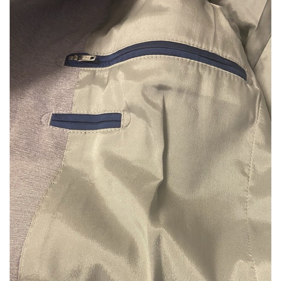 Vineyard Vines Mens Gray & Blue Performance‎ Sportcoat Blazer 38R - Picture 8 of 8